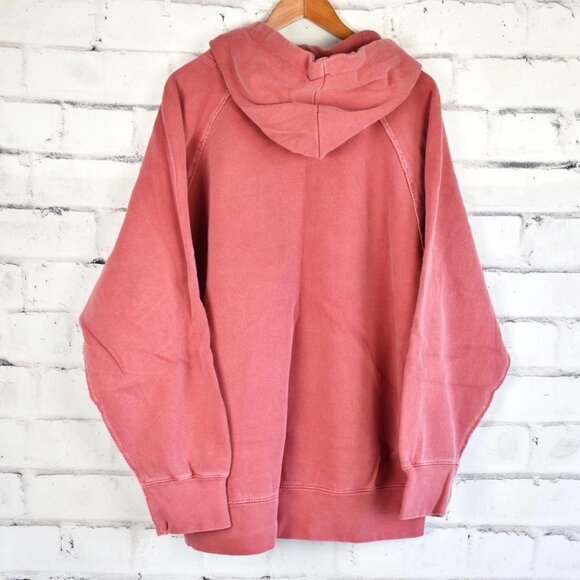 Teddy the Dog Novelty Applique Distressed Full Zip Hoodie Sweatshirt Jacket XXL - Picture 4 of 8